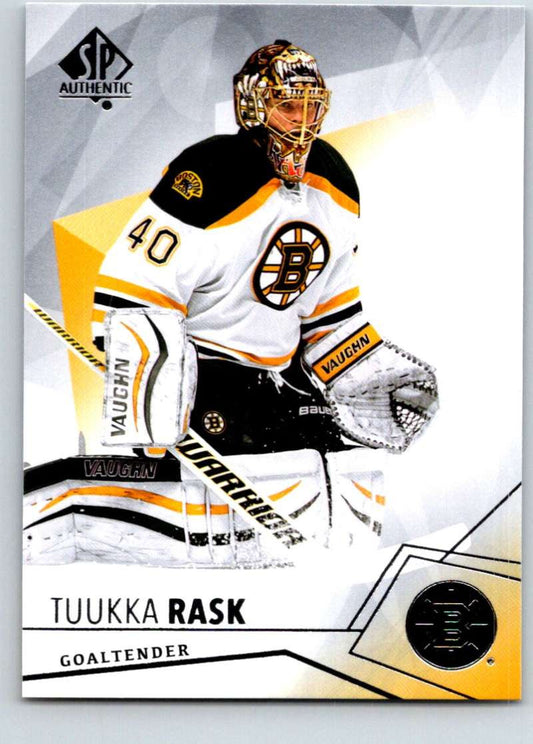 2015-16 Upper Deck SP Authentic #34 Tuukka Rask Bruins