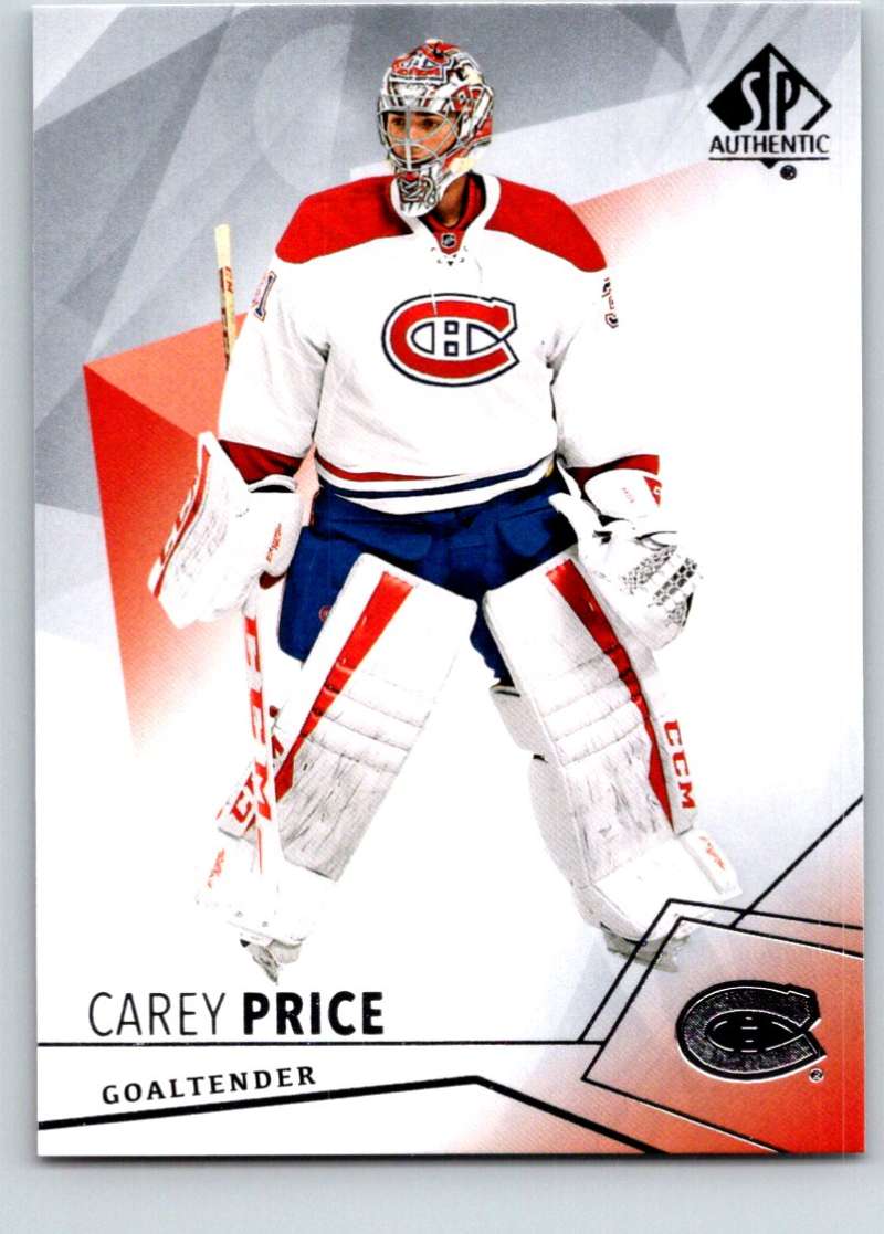 2015-16 Upper Deck SP Authentic #46 Carey Price Canadiens Image 1