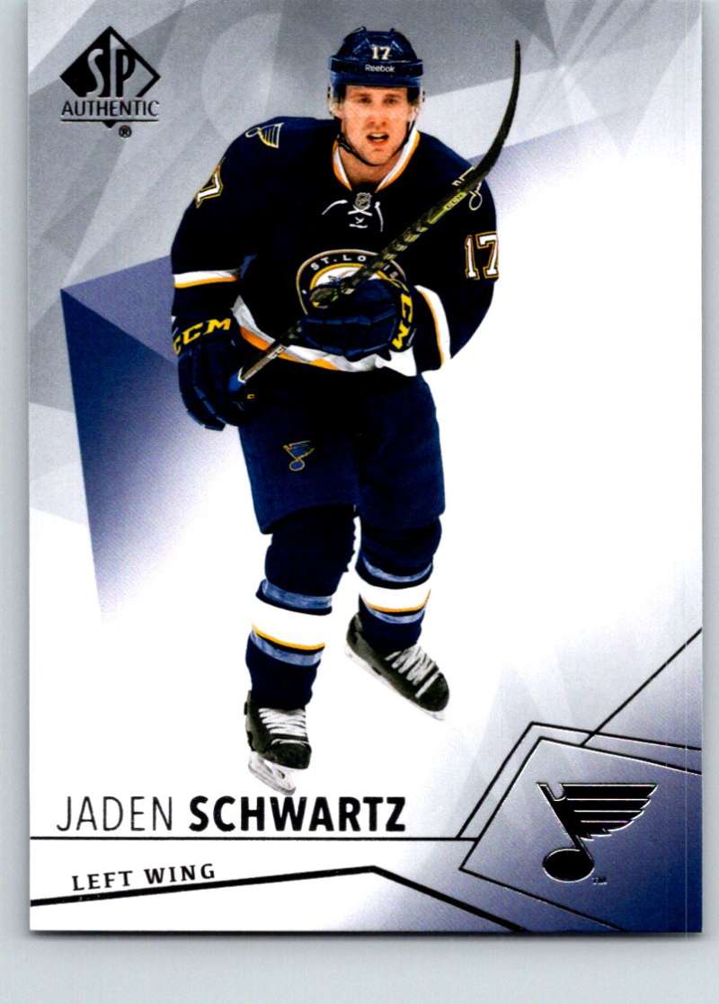 2015-16 Upper Deck SP Authentic #57 Jaden Schwartz Blues Image 1