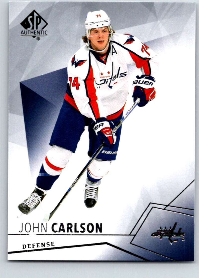 2015-16 Upper Deck SP Authentic #58 John Carlson Capitals Image 1