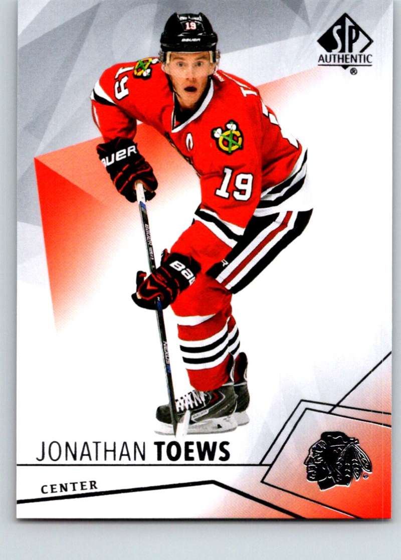 2015-16 Upper Deck SP Authentic #60 Jonathan Toews Blackhawks Image 1