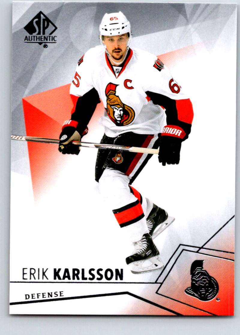 2015-16 Upper Deck SP Authentic #96 Erik Karlsson Senators Image 1