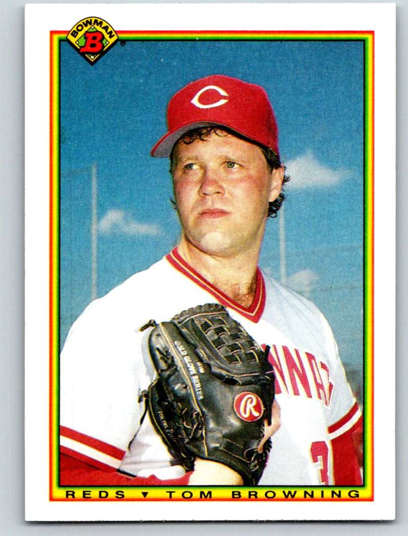 1990 Bowman #43 Tom Browning Mint  Image 1