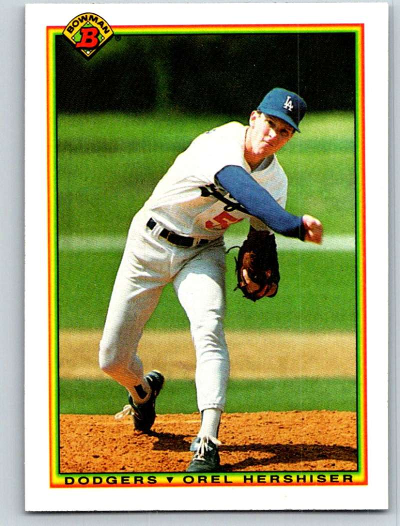 1990 Bowman #84 Orel Hershiser Mint  Image 1
