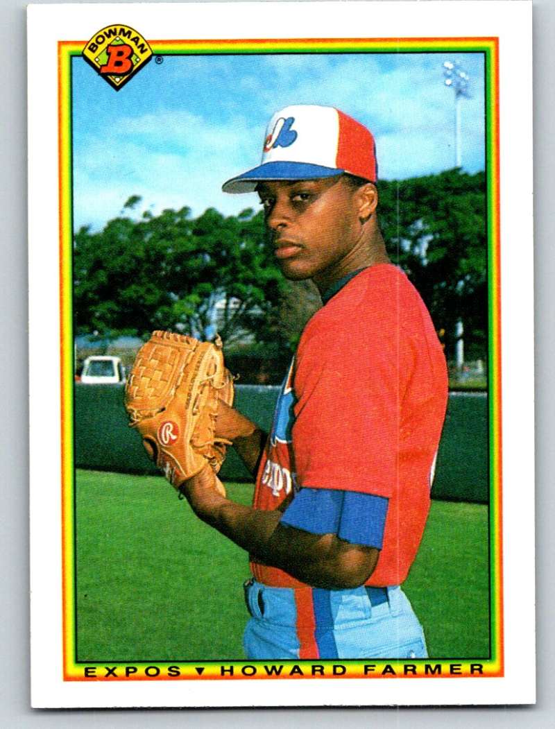 1990 Bowman #107 Howard Farmer Mint RC Rookie Image 1