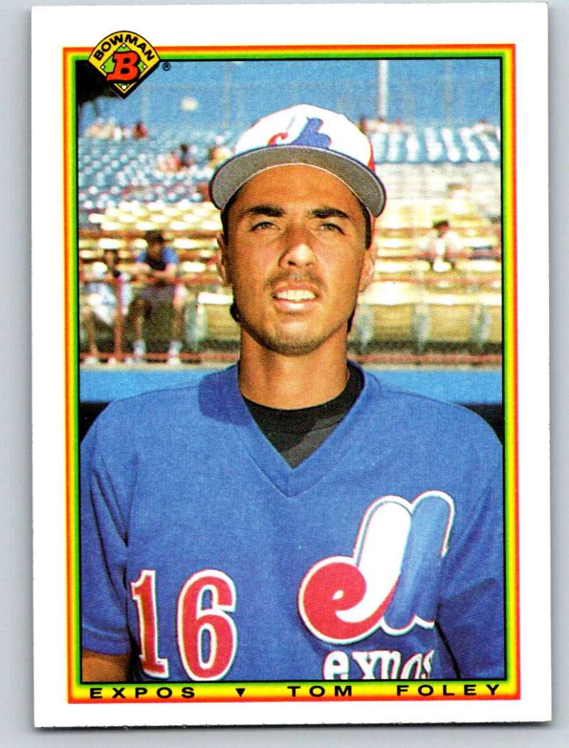 1990 Bowman #120 Tom Foley Mint  Image 1
