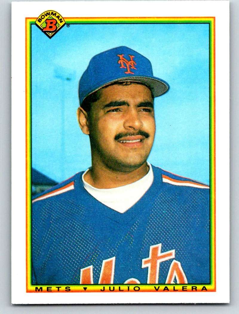 1990 Bowman #123 Julio Valera Mint RC Rookie Image 1