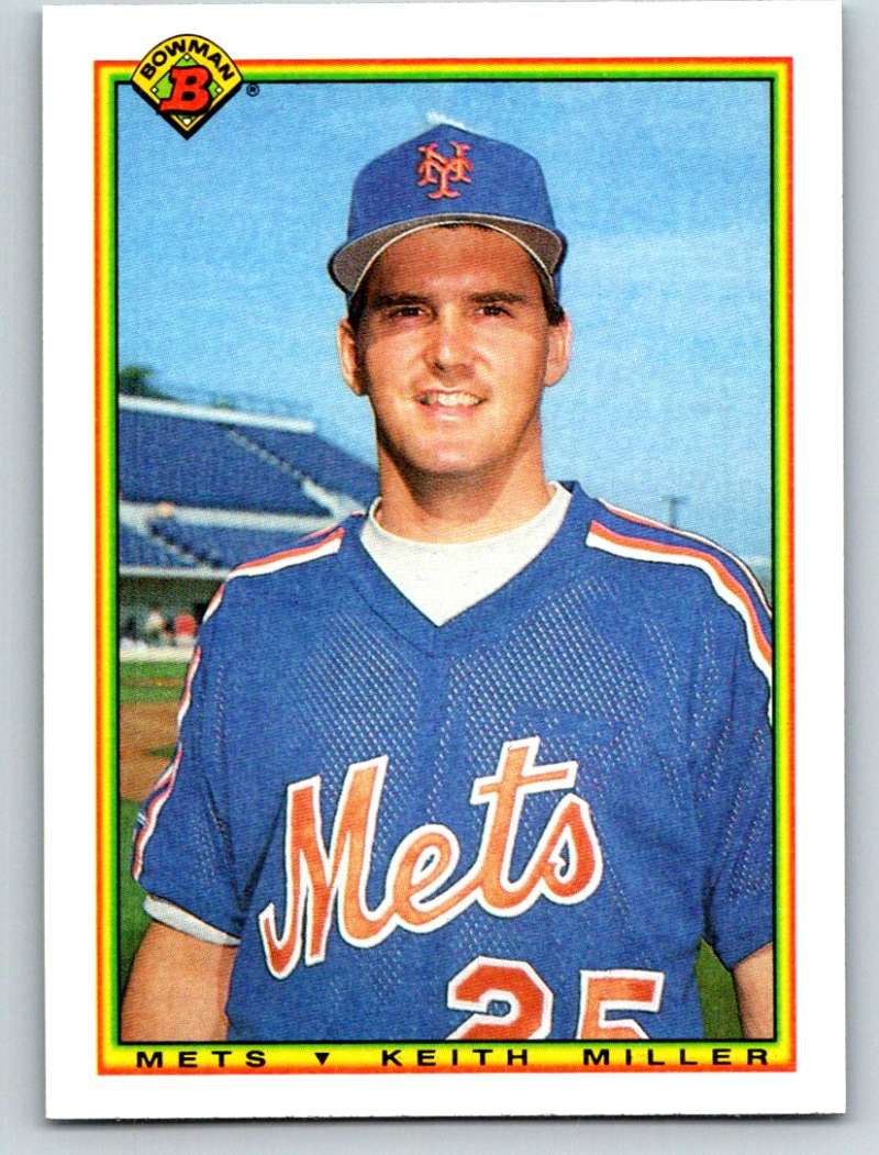 1990 Bowman #136 Keith Miller Mint  Image 1