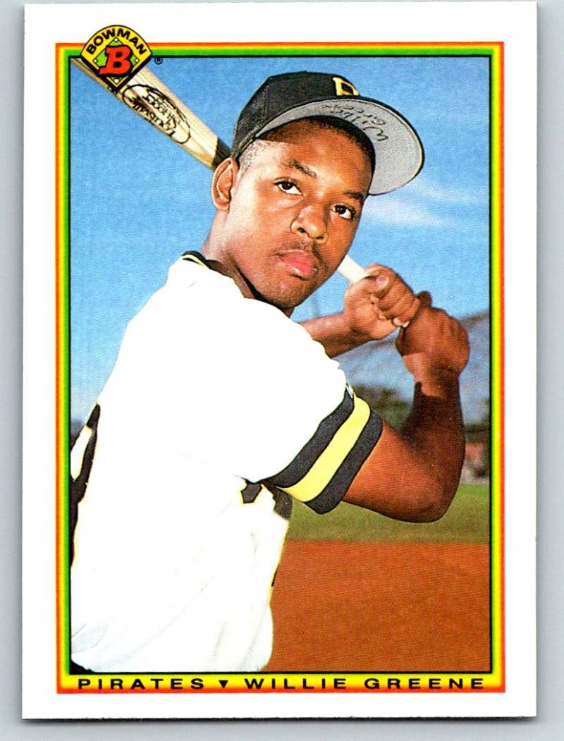 1990 Bowman #173 Willie Greene Mint RC Rookie Image 1