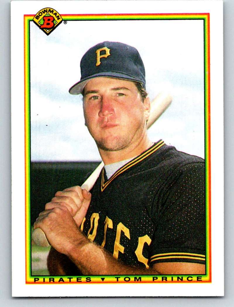 1990 Bowman #176 Tom Prince Mint  Image 1