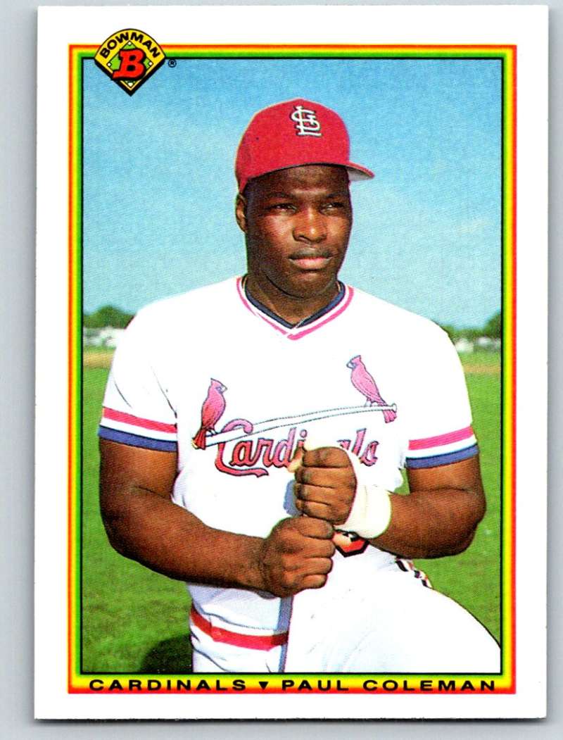 1990 Bowman #199 Paul Coleman Mint RC Rookie Image 1