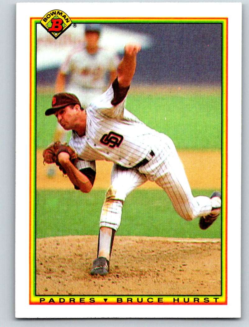 1990 Bowman #208 Bruce Hurst Mint  Image 1