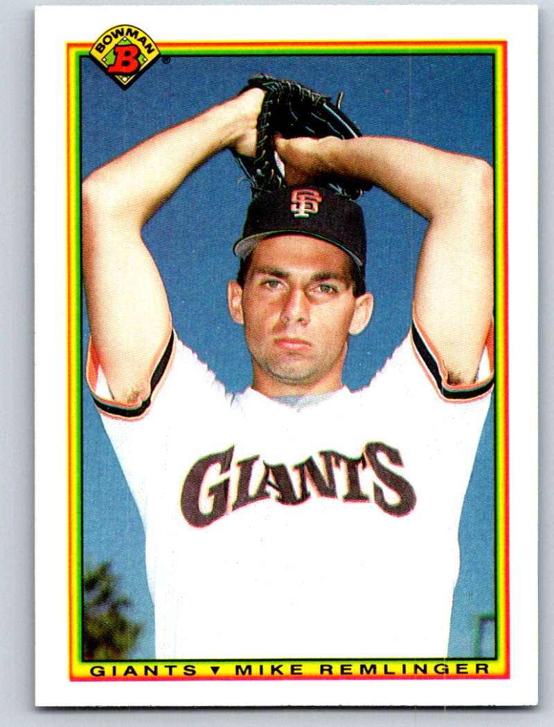 1990 Bowman #227 Mike Remlinger Mint RC Rookie Image 1