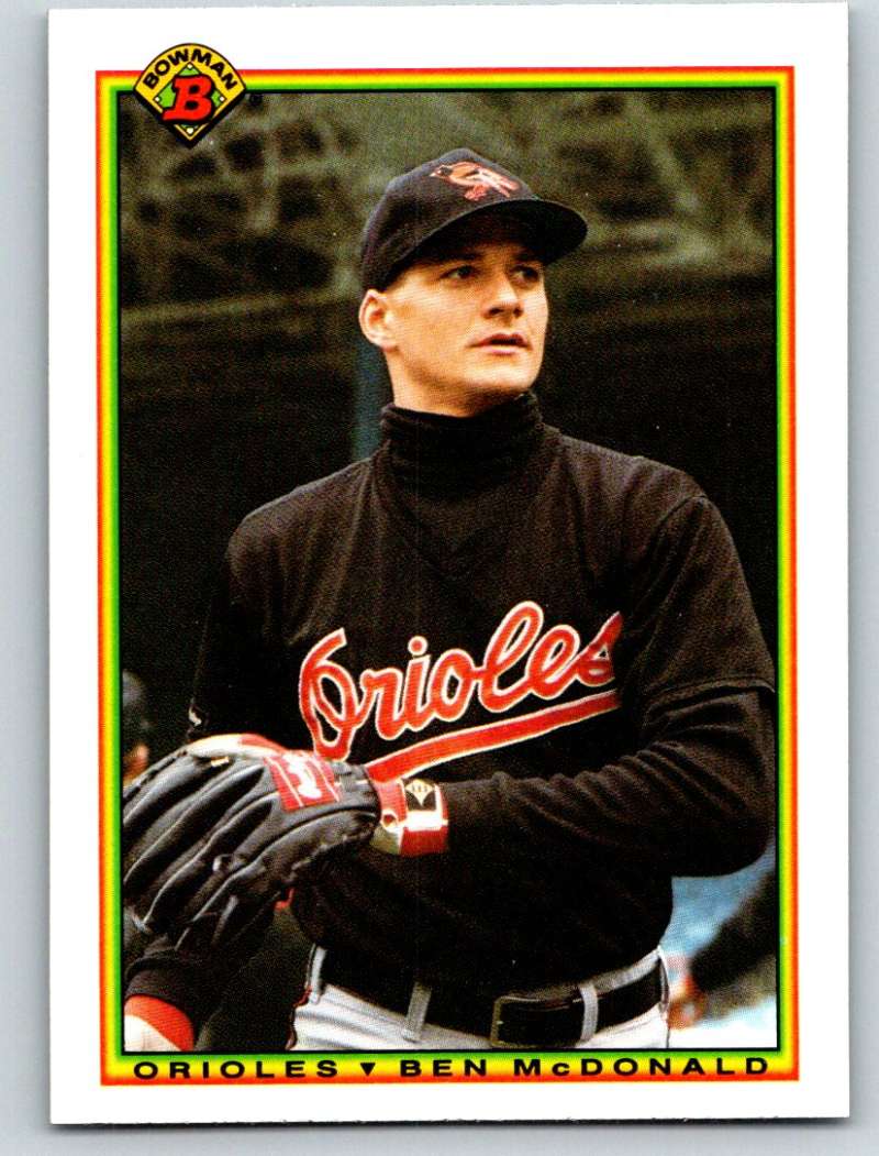 1990 Bowman #243 Ben McDonald Mint RC Rookie Image 1