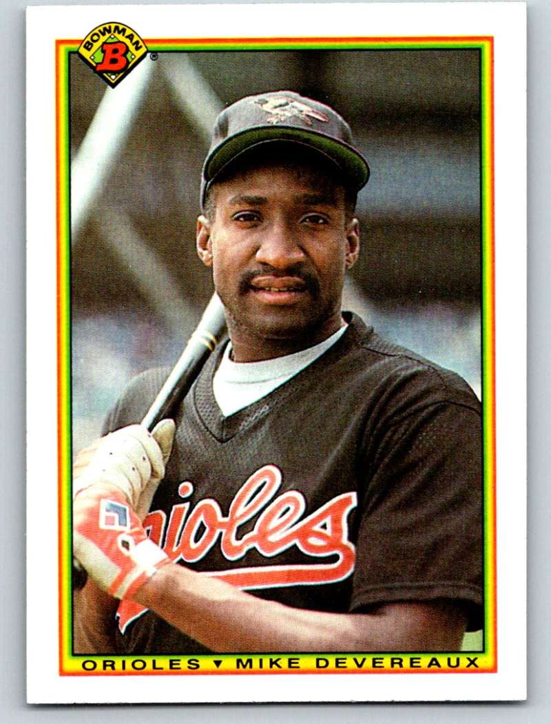 1990 Bowman #260 Mike Devereaux Mint  Image 1