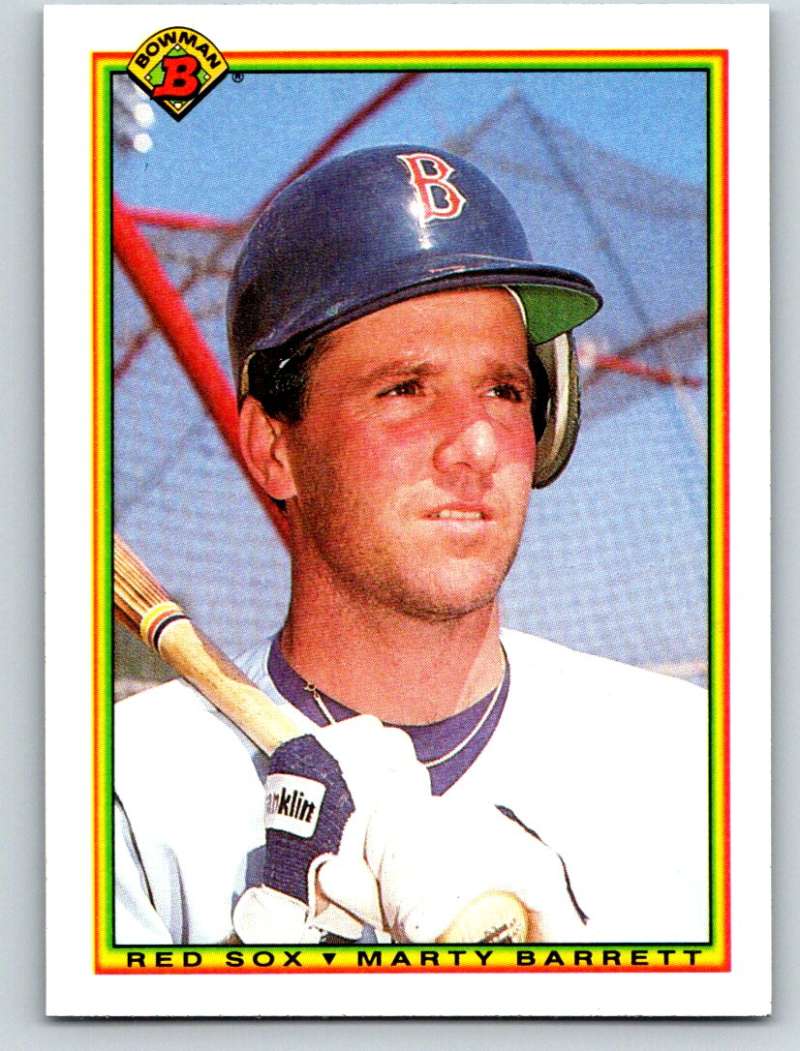 1990 Bowman #282 Marty Barrett Mint  Image 1