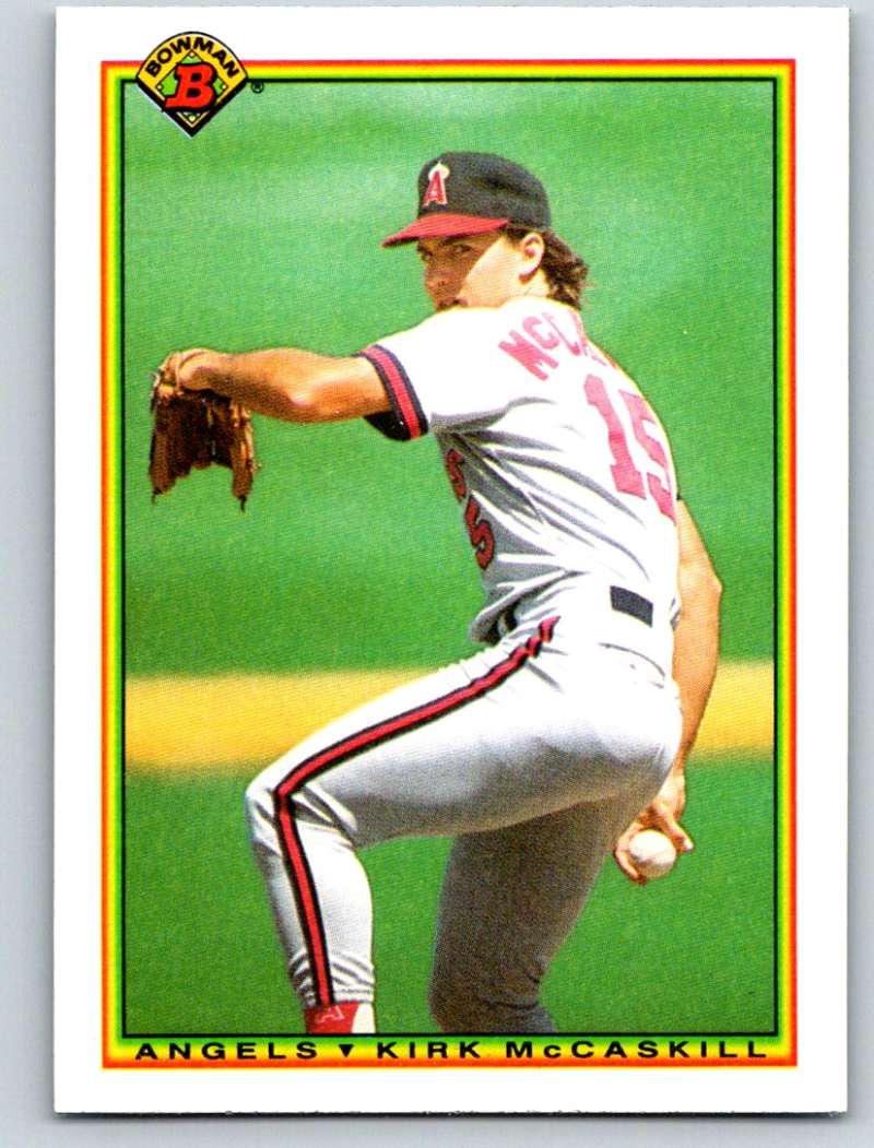 1990 Bowman #283 Kirk McCaskill Mint  Image 1