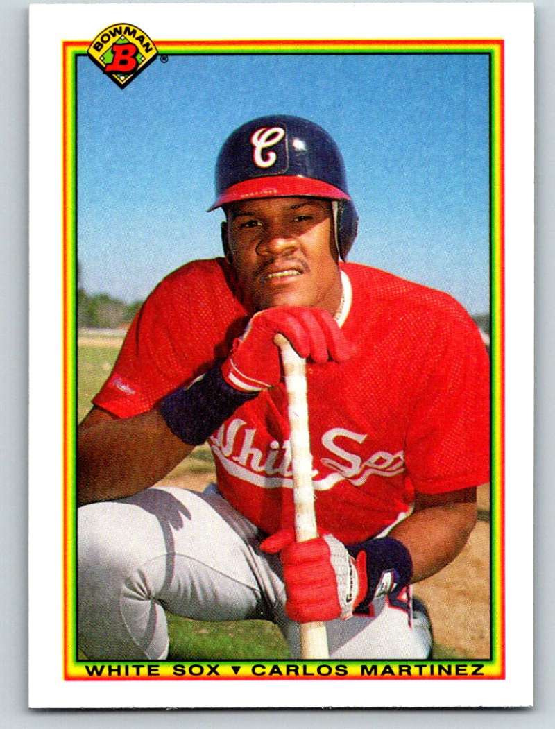 1990 Bowman #322 Carlos Martinez Mint  Image 1