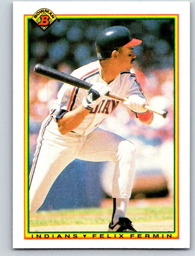 1990 Bowman #334 Felix Fermin Mint  Image 1
