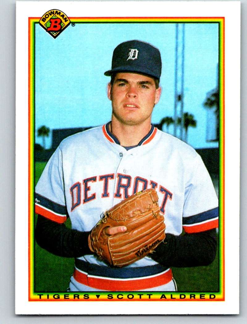 1990 Bowman #344 Scott Aldred Mint RC Rookie Image 1