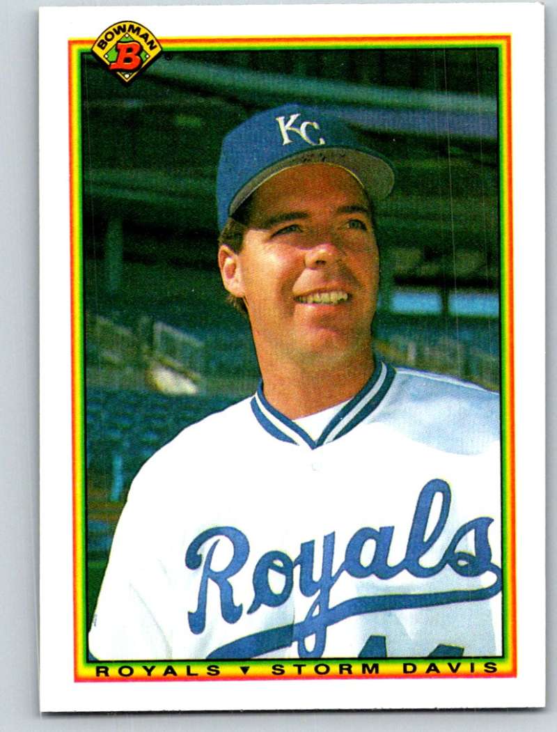 1990 Bowman #368 Storm Davis Mint  Image 1