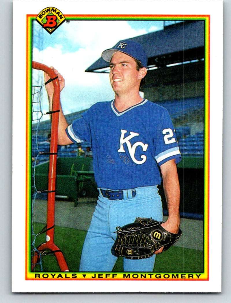 1990 Bowman #370 Jeff Montgomery Mint  Image 1