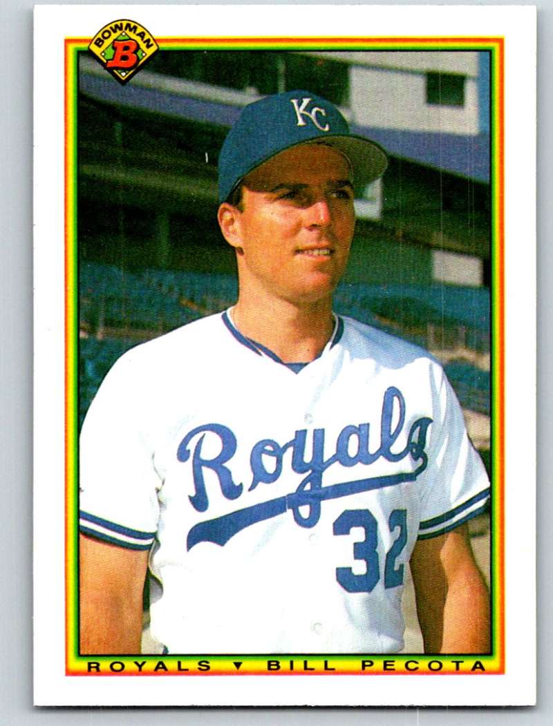 1990 Bowman #377 Bill Pecota Mint  Image 1