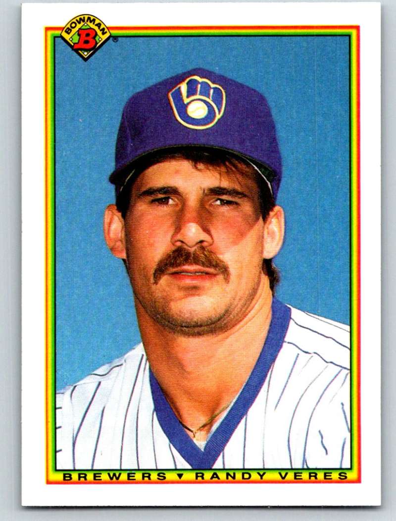 1990 Bowman #390 Randy Veres Mint  Image 1