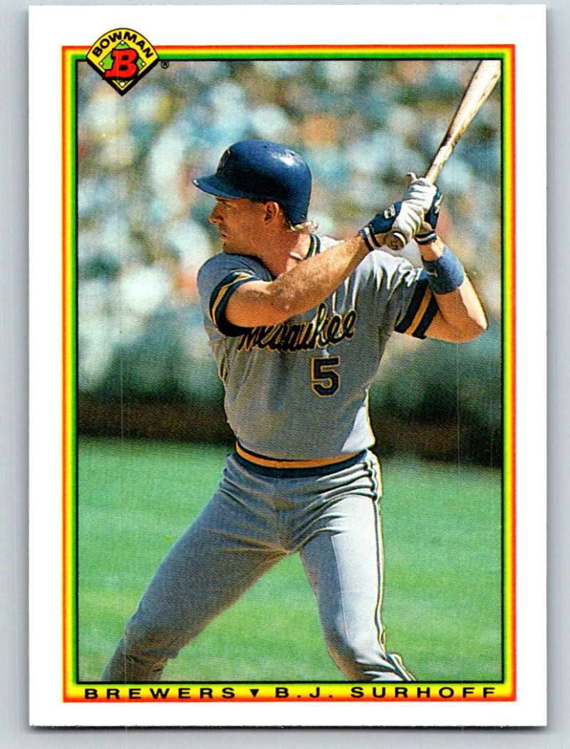 1990 Bowman #393 B.J. Surhoff Mint  Image 1
