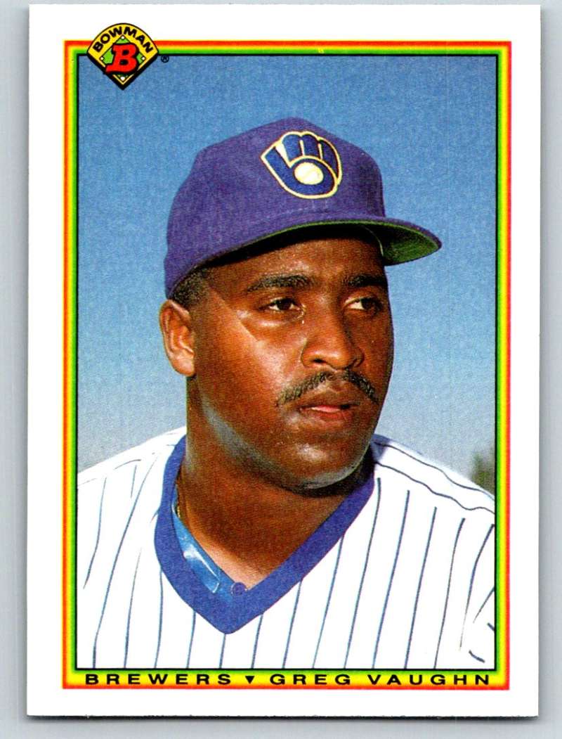 1990 Bowman #396 Greg Vaughn Mint  Image 1