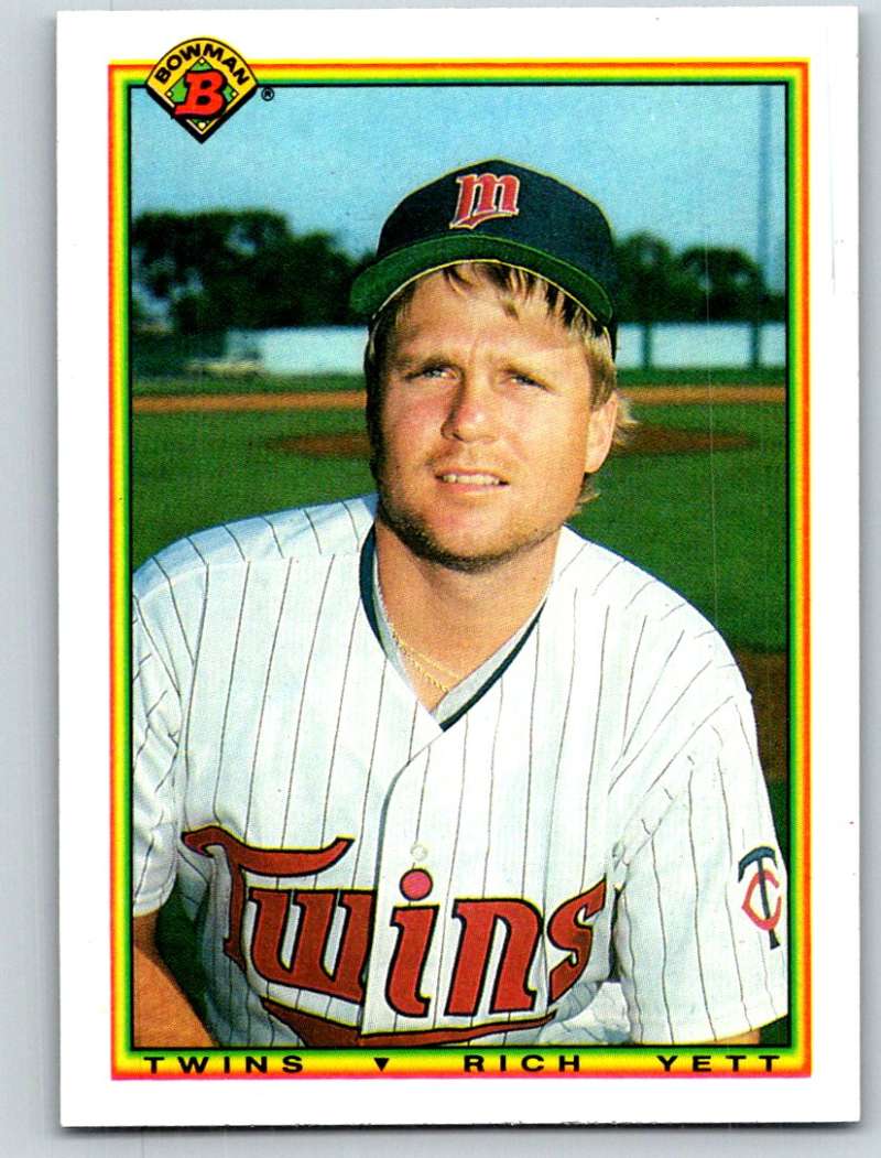 1990 Bowman #412 Rich Yett Mint  Image 1