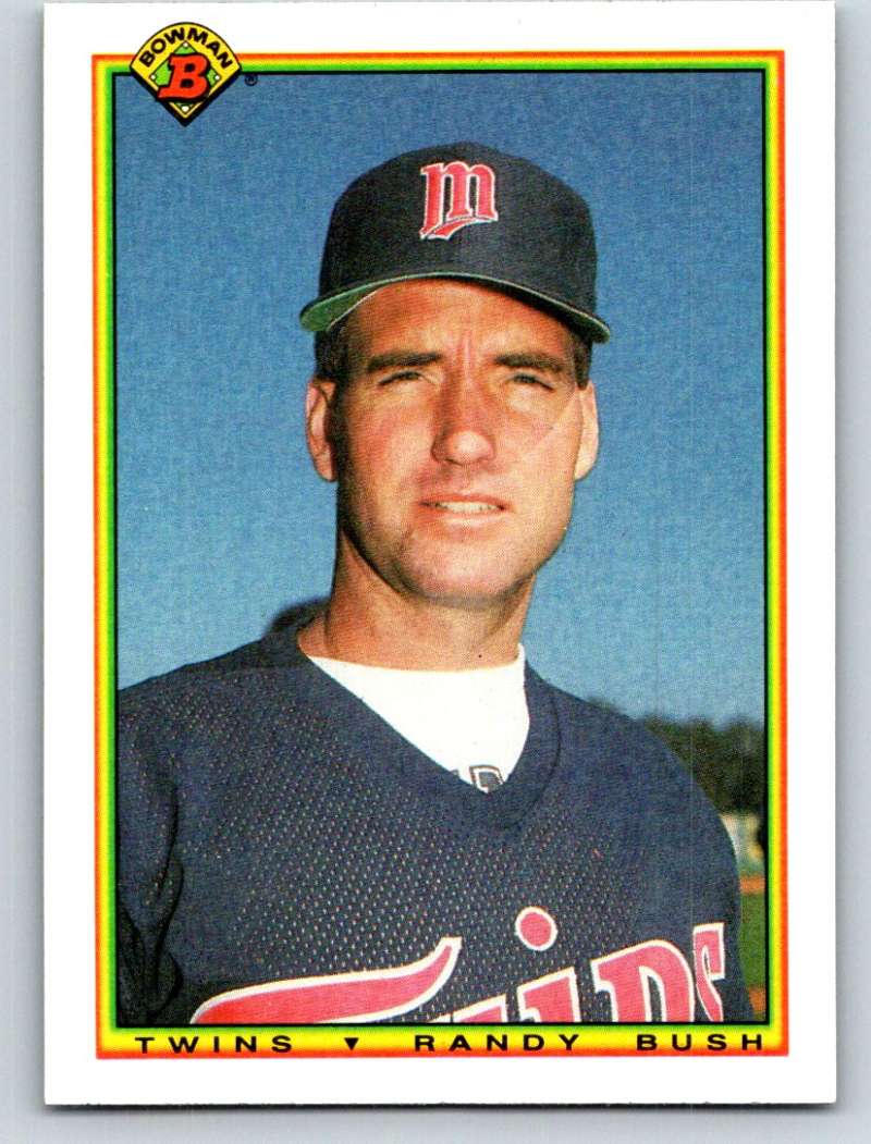 1990 Bowman #416 Randy Bush Mint  Image 1