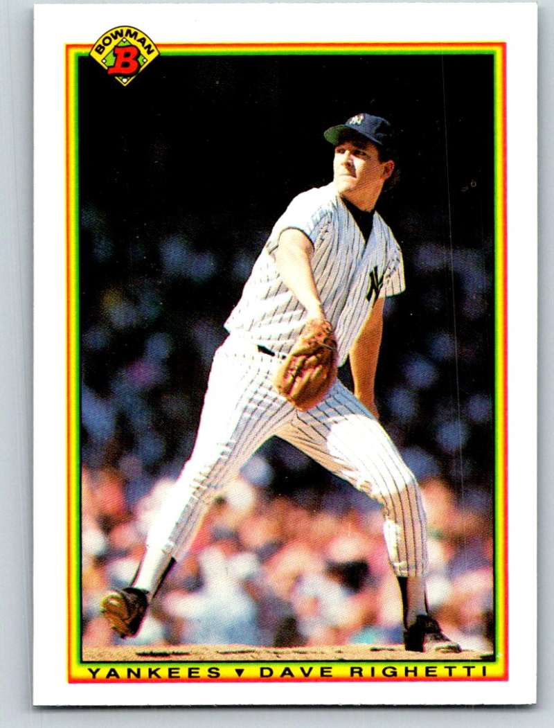 1990 Bowman #426 Dave Righetti Mint  Image 1