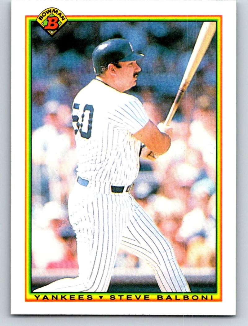 1990 Bowman #436 Steve Balboni Mint  Image 1