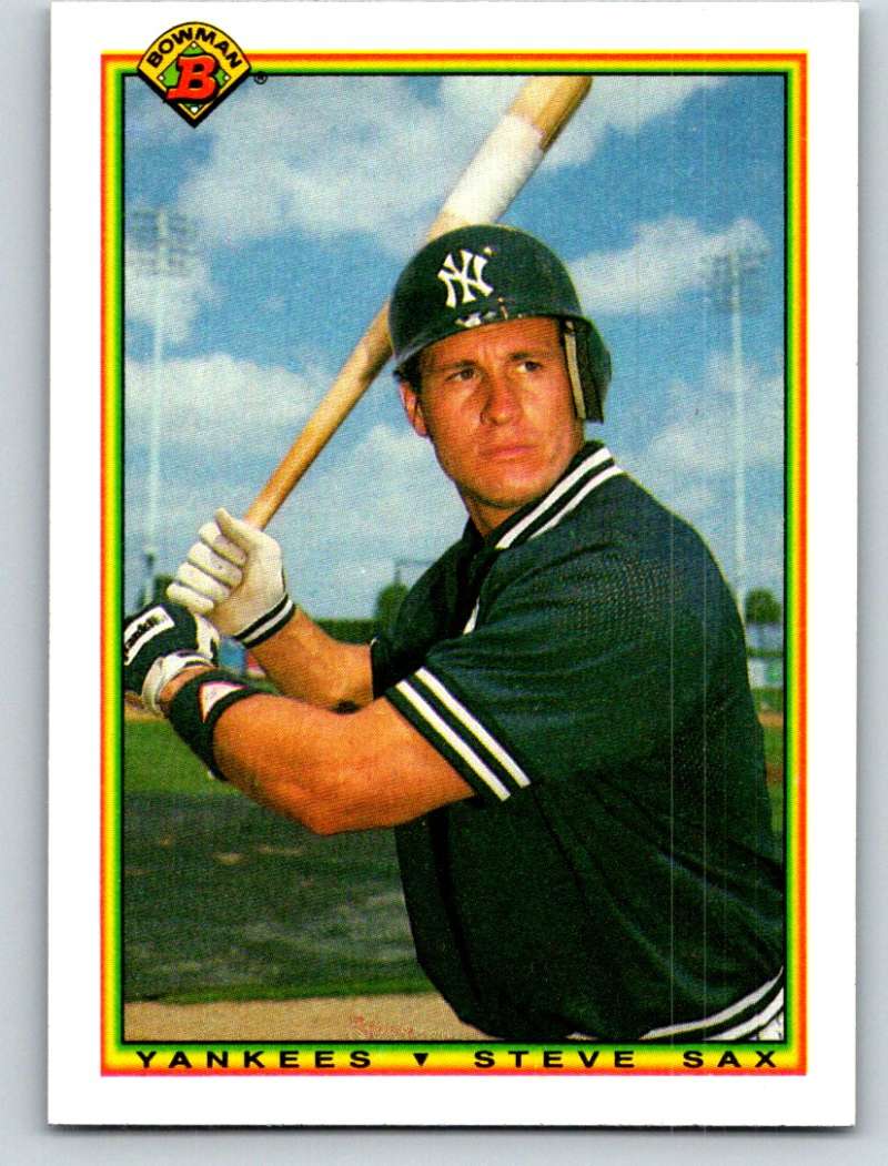 1990 Bowman #442 Steve Sax Mint  Image 1