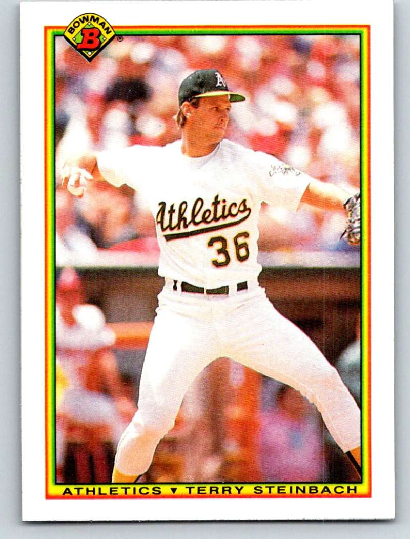 1990 Bowman #456 Terry Steinbach Mint  Image 1