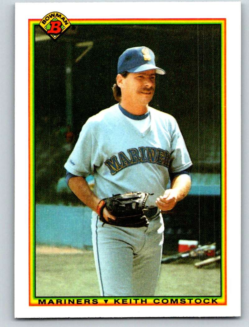 1990 Bowman #467 Keith Comstock Mint  Image 1