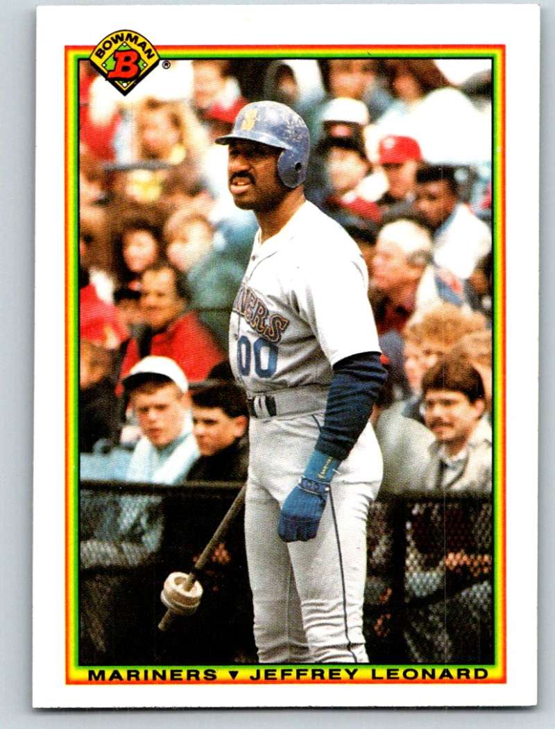 1990 Bowman #472 Jeffrey Leonard Mint  Image 1
