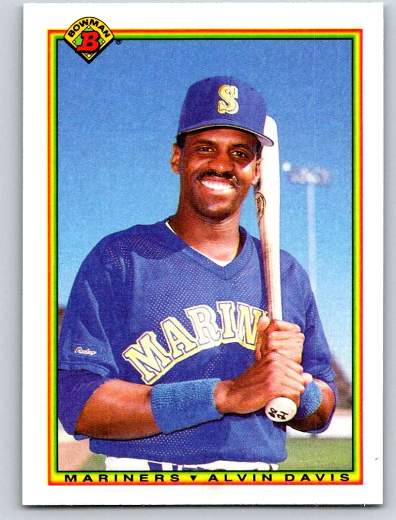 1990 Bowman #479 Alvin Davis Mint  Image 1