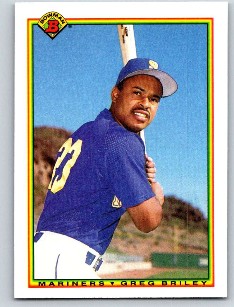 1990 Bowman #482 Greg Briley Mint  Image 1