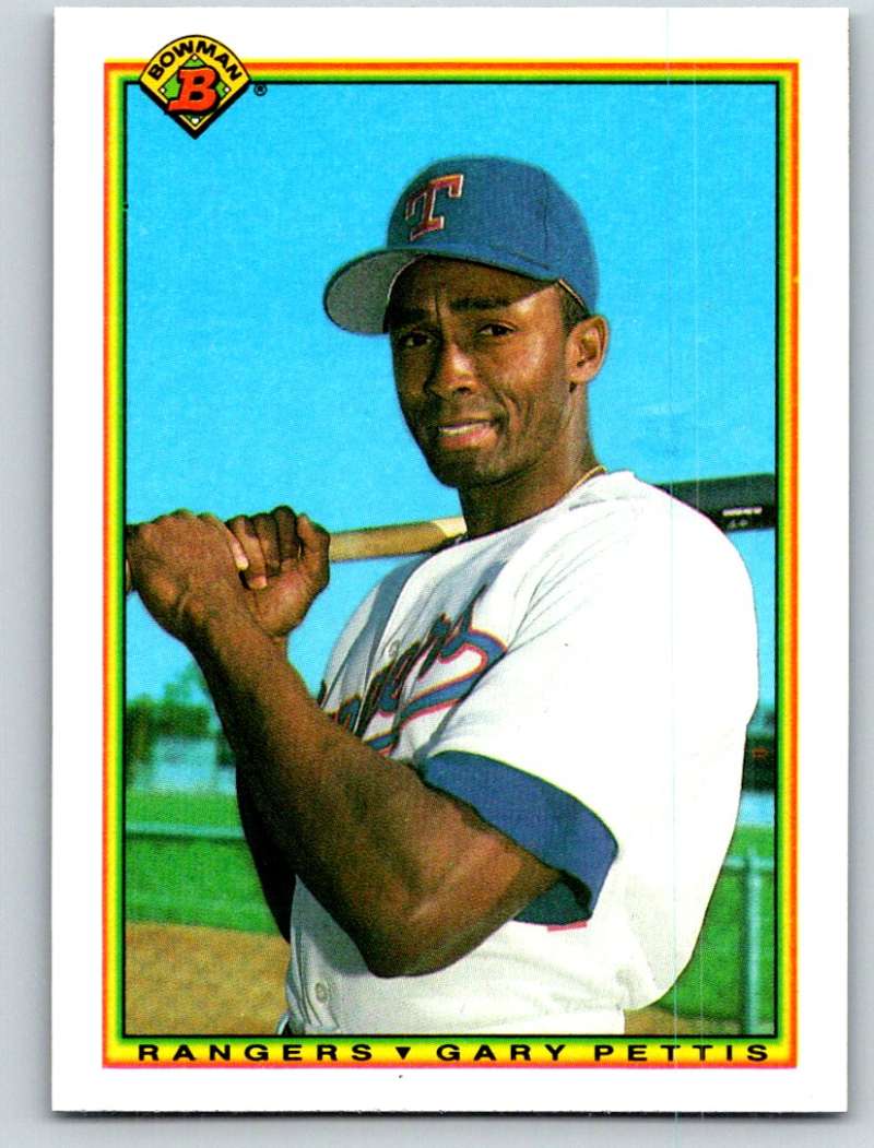 1990 Bowman #498 Gary Pettis Mint  Image 1