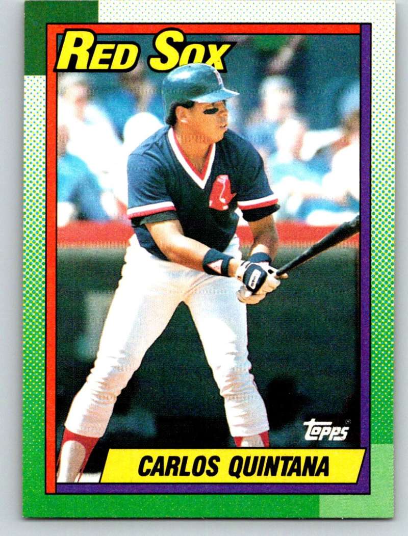 1990 Topps #18 Carlos Quintana Mint  Image 1