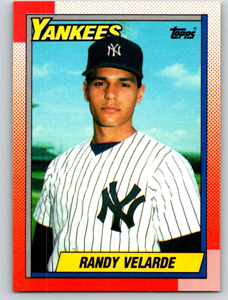 1990 Topps #23 Randy Velarde Mint  Image 1