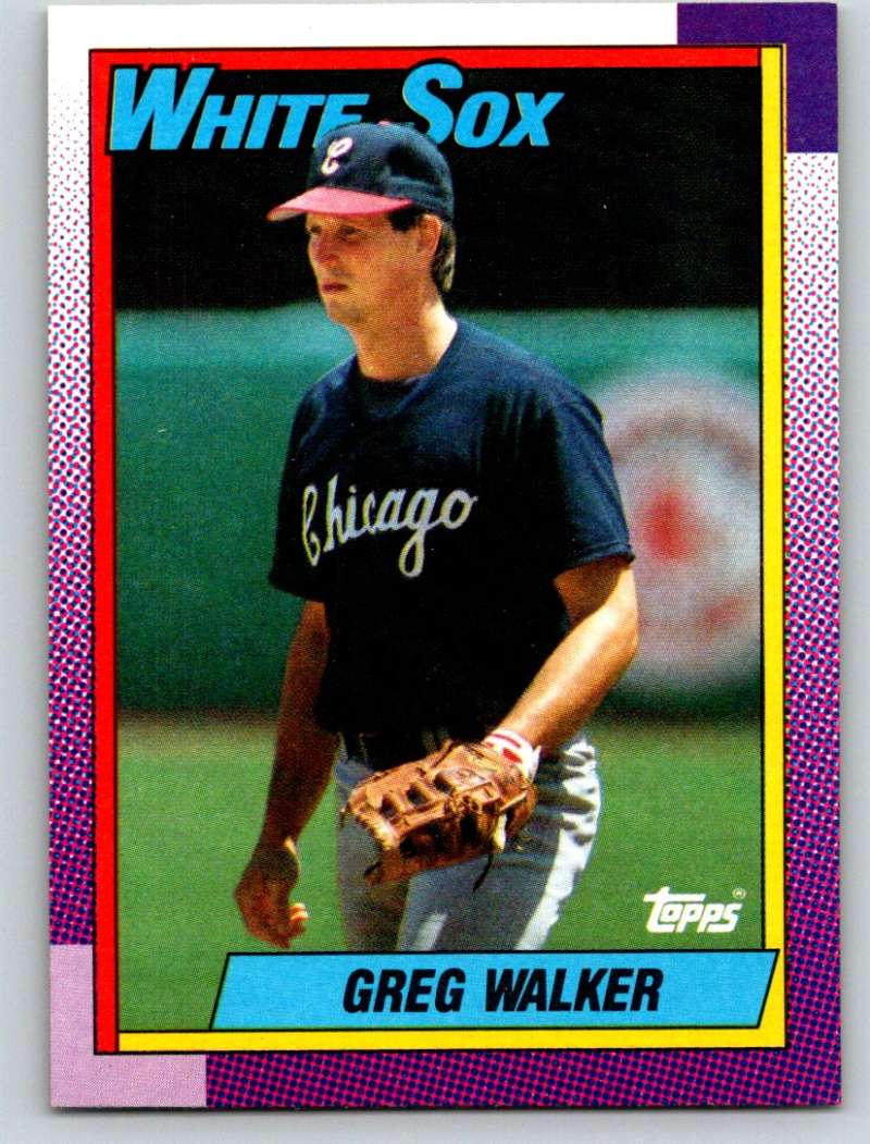 1990 Topps #33 Greg Walker Mint  Image 1