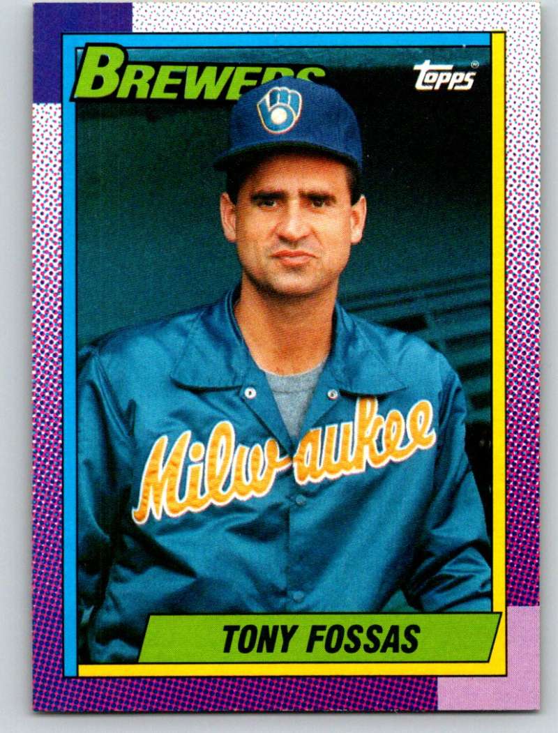 1990 Topps #34 Tony Fossas Mint RC Rookie Image 1