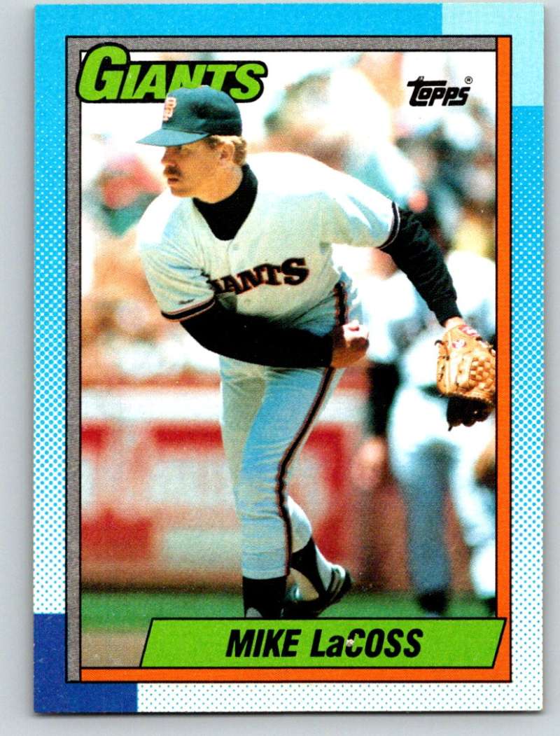 1990 Topps #53 Mike LaCoss Mint  Image 1