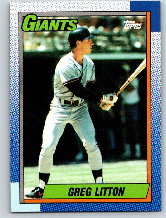 1990 Topps #66 Greg Litton Mint