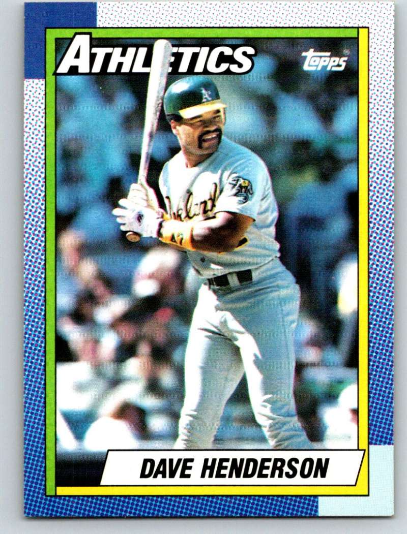 1990 Topps #68 Dave Henderson Mint  Image 1