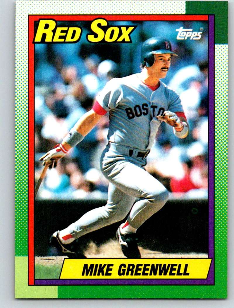 1990 Topps #70 Mike Greenwell Mint  Image 1