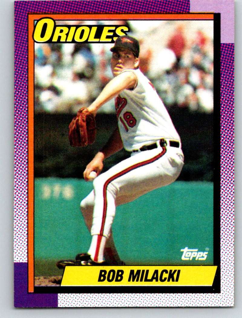 1990 Topps #73 Bob Milacki Mint  Image 1